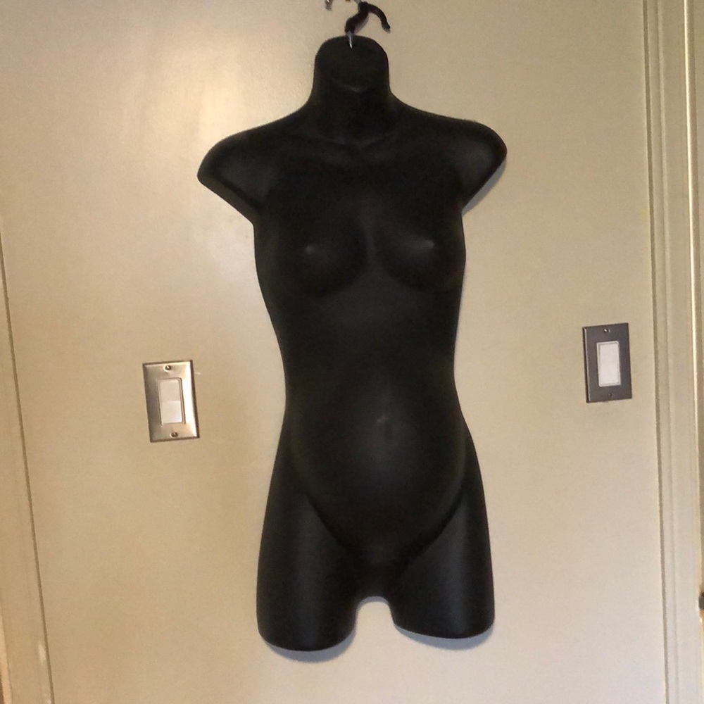 Pregnancy Maternity Form Black Mannequin Woman Female